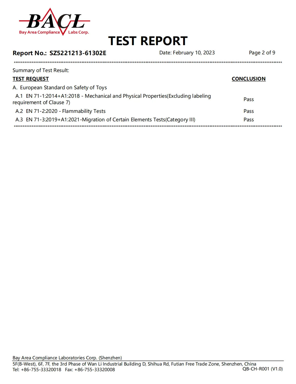 Apple Model EN71 Test Report